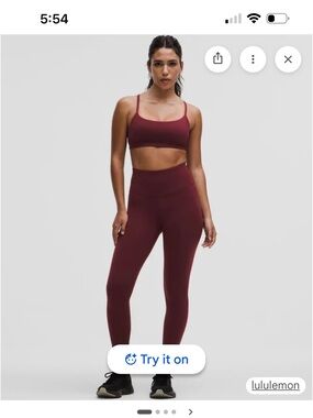 lululemon Women's Wunder Under High-Rise Tight 28 - Burgundy Bay Leggins